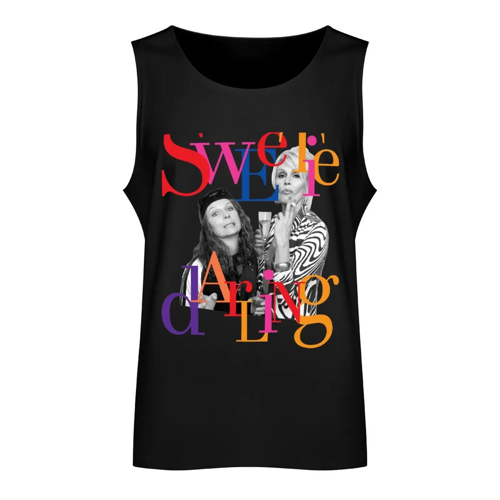 Eddie & Patsy are the Best, Sweetie Darling! Tank Top men gym clothing T-shirt man