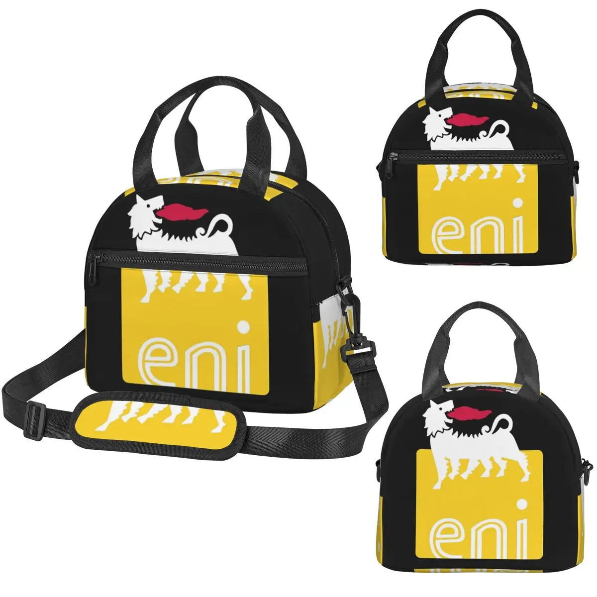 

Термосумка для обедов Agips Eni Racing Car Oil для детей, школьный термоконтейнер, переносная сумка-холодильник для еды
