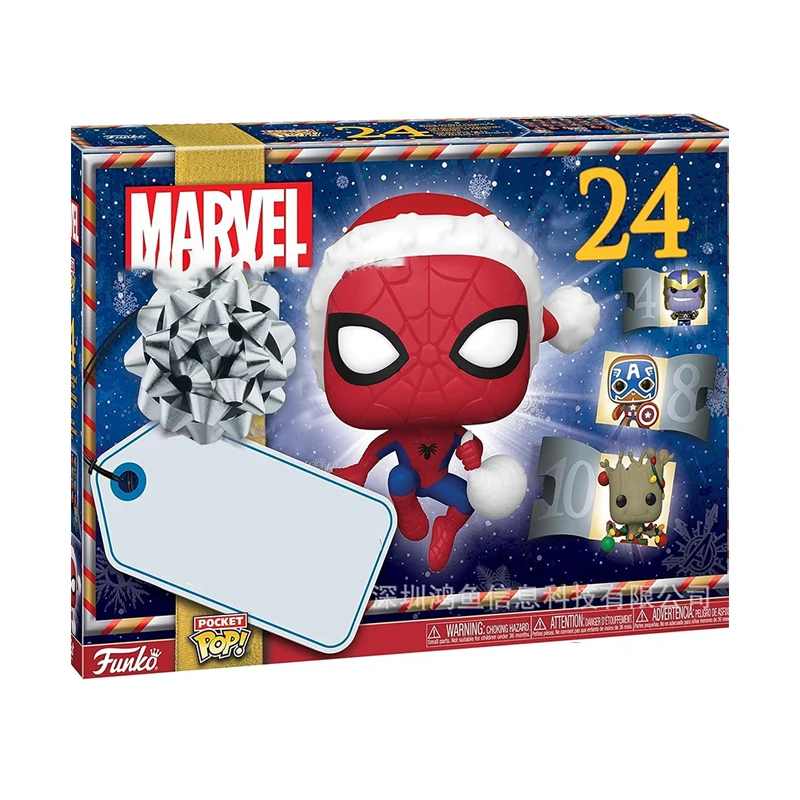 Disney Blind Box Superhero Characters  Captain America Thanos Spider-Man Anime Figures Toy Christmas Gifts