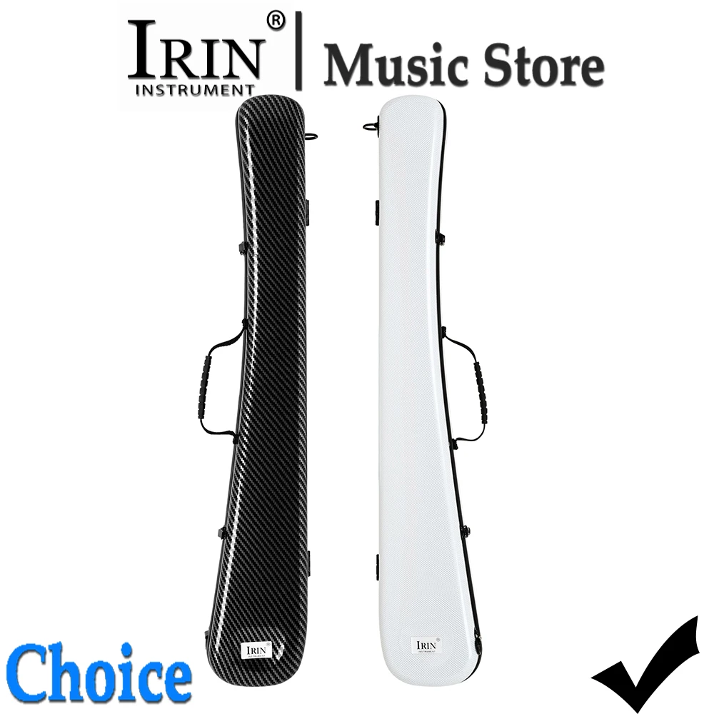 IRIN Bass Bow Case Box Hold Double Bows Bass Bow Case Composite Carbon Fiber String Musical Instrument Parts & Accessories