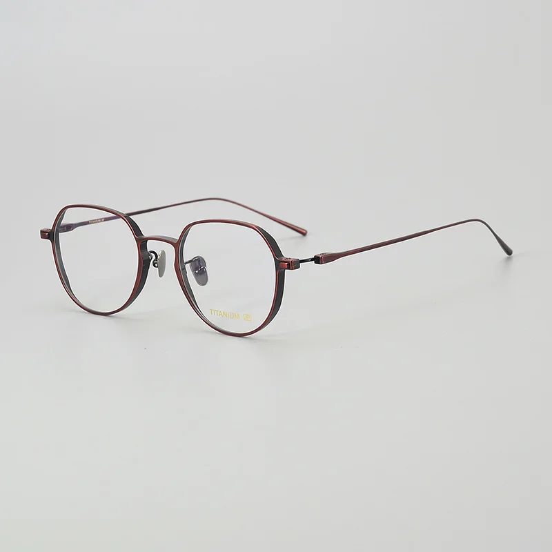 

Японские ретро дизайнерские овальные очки титановая оправа анти-синий свет очки для чтения роскошная оправа для очков по рецепту унисекс