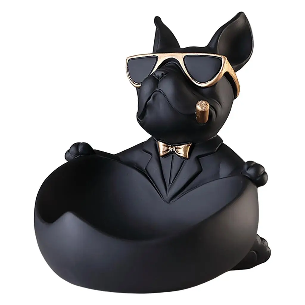 Key Storage Box for Dog Statue, Candy, Earring, Jewelry, Ornament Organizer, Stand, Sculptures