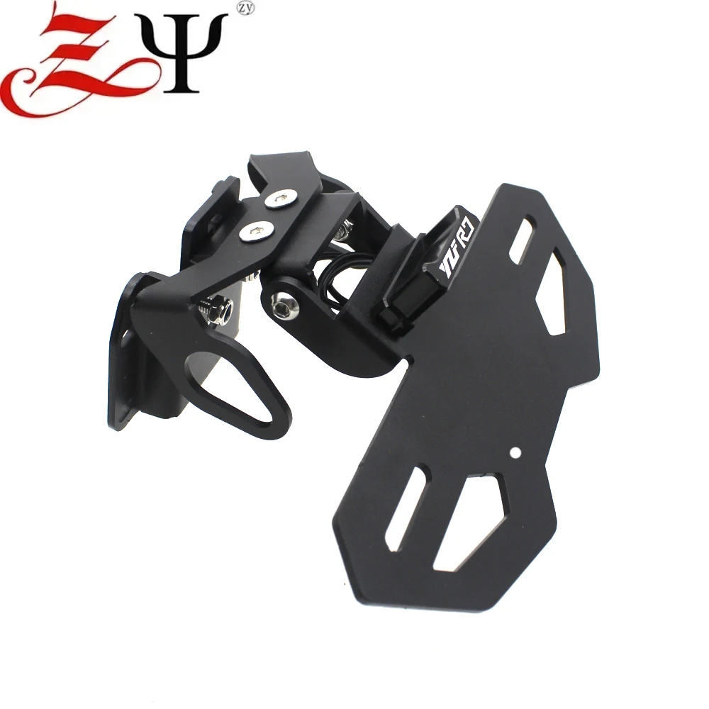 Uchwyt tablicy rejestracyjnej dla YAMAHA YZF R7 MT07 FZ-07 2023 2024 tył motocykla Tidy Fender Eliminator numer rejestracyjny rama LED