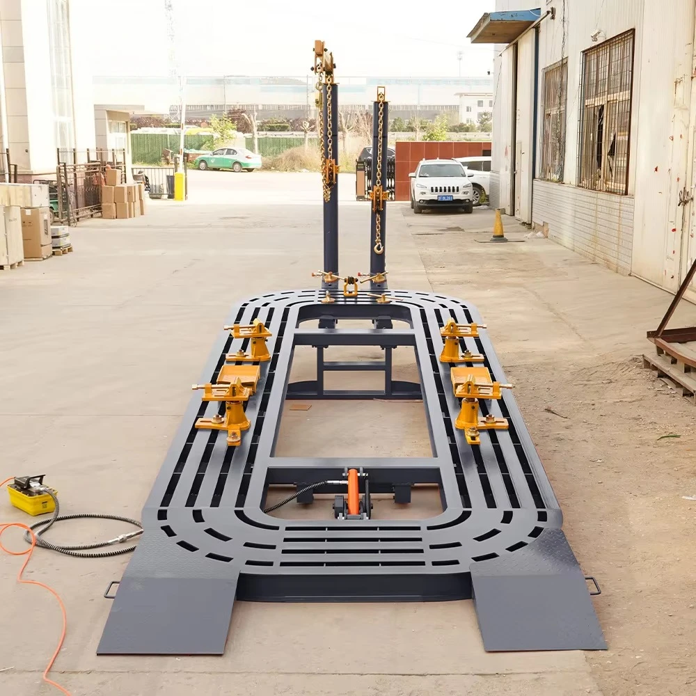 MOLISPEED 2024 China Supplier High Quality Rack Auto Chassis Pulling Machine Car Body Collision Repair Frame Bench