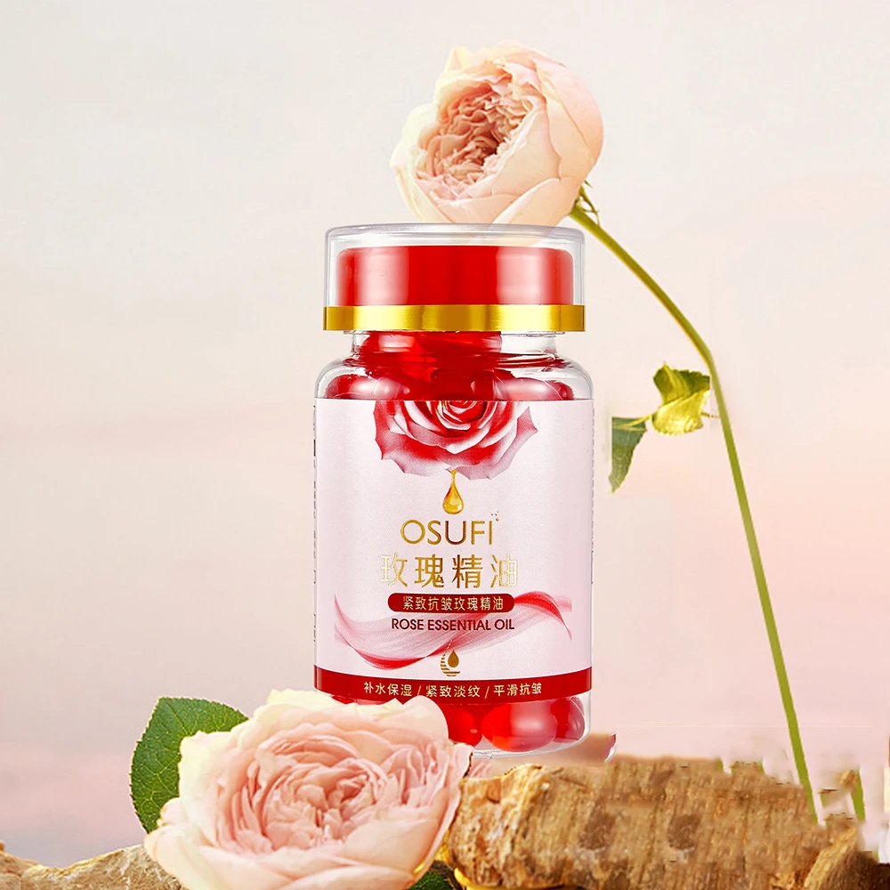 Aceite de esencia de rosa OSUFI, aceite de rosa mosqueta Natural para suero Facial, cuidado de la piel de Corea, crema hidratante Facial, ilumina el aceite Facial, productos de belleza