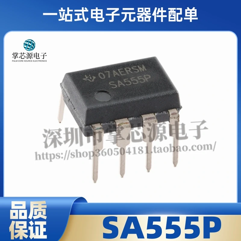 10pcs New Original Silk Screen SA555P DIP-8 pins direct insertion Single High Precision Counter Chip In Stock