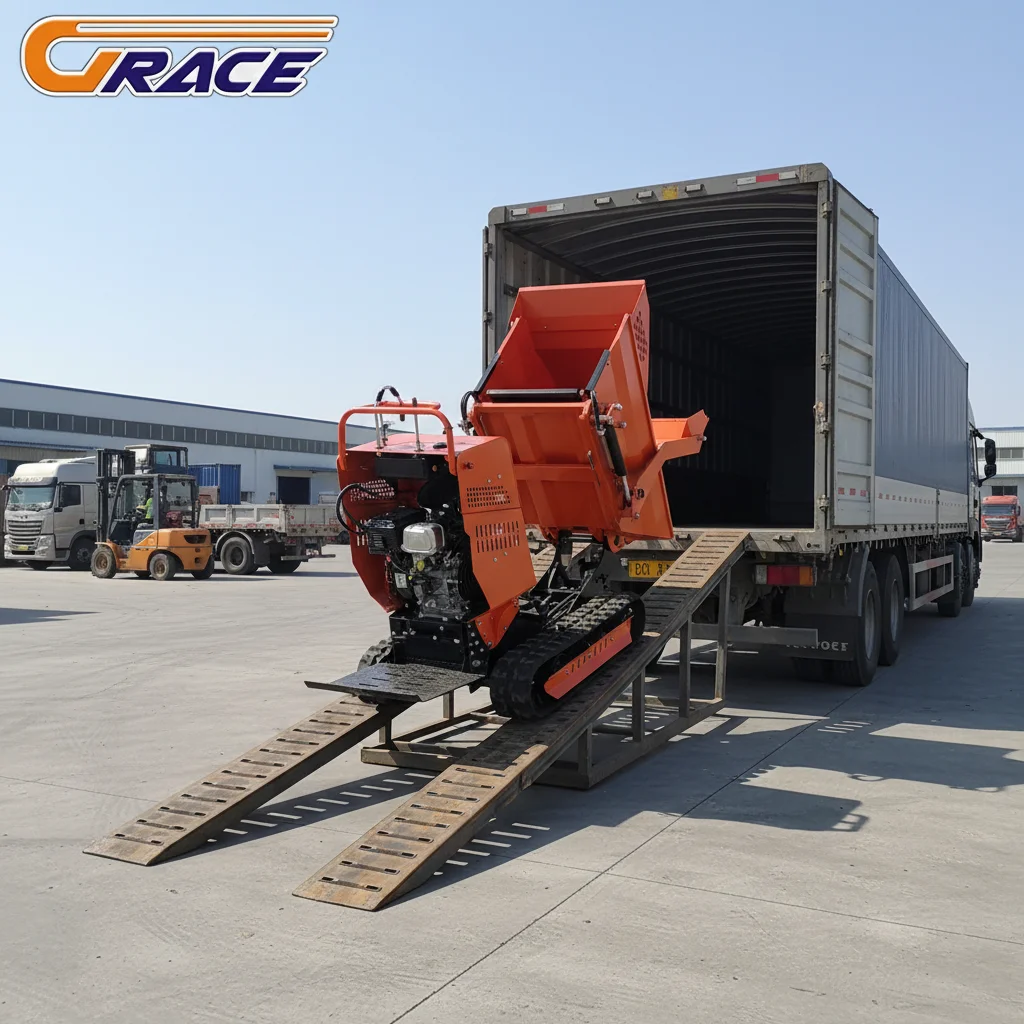 

Small Track Dumper 600kg EURO 5 EPA High Quality Farm Garden Use Fast Delivery