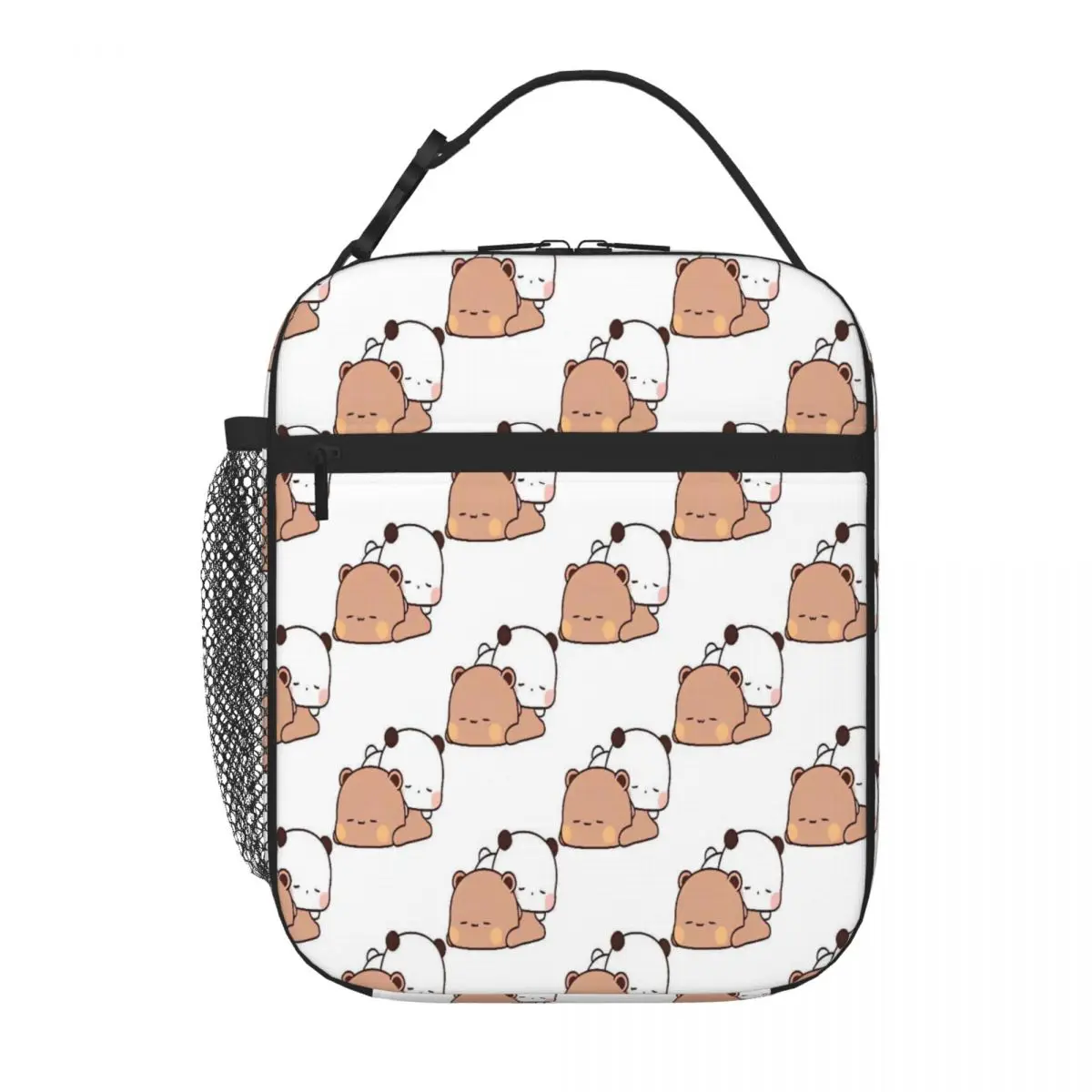 Bestselling Cute Bubu And Dudu Are Sleeping Slim Fit Food Cooler Bag Elementary School Carry Lunch Bag