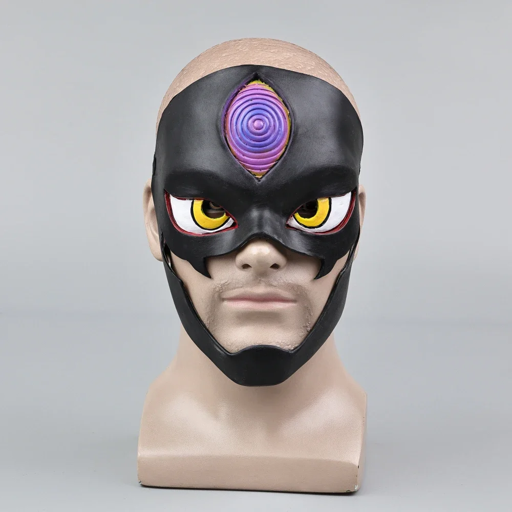 Anime DAN DA DAN Enjōji Jin Cosplay Mask Scary Costume Latex Helmet Fancy Adult Unisex Halloween Accessories Prop