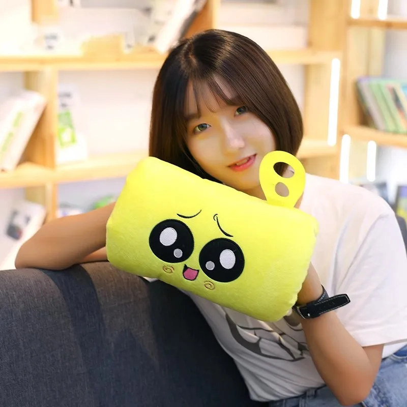 Hadiah Lucu Anak-anak Bantal Tangan Suho Mewah Kartun Musim Dingin Penghangat Tangan, Bantal Lengan Kelas 1 Pahlawan Lemah, Hadiah Anak-anak