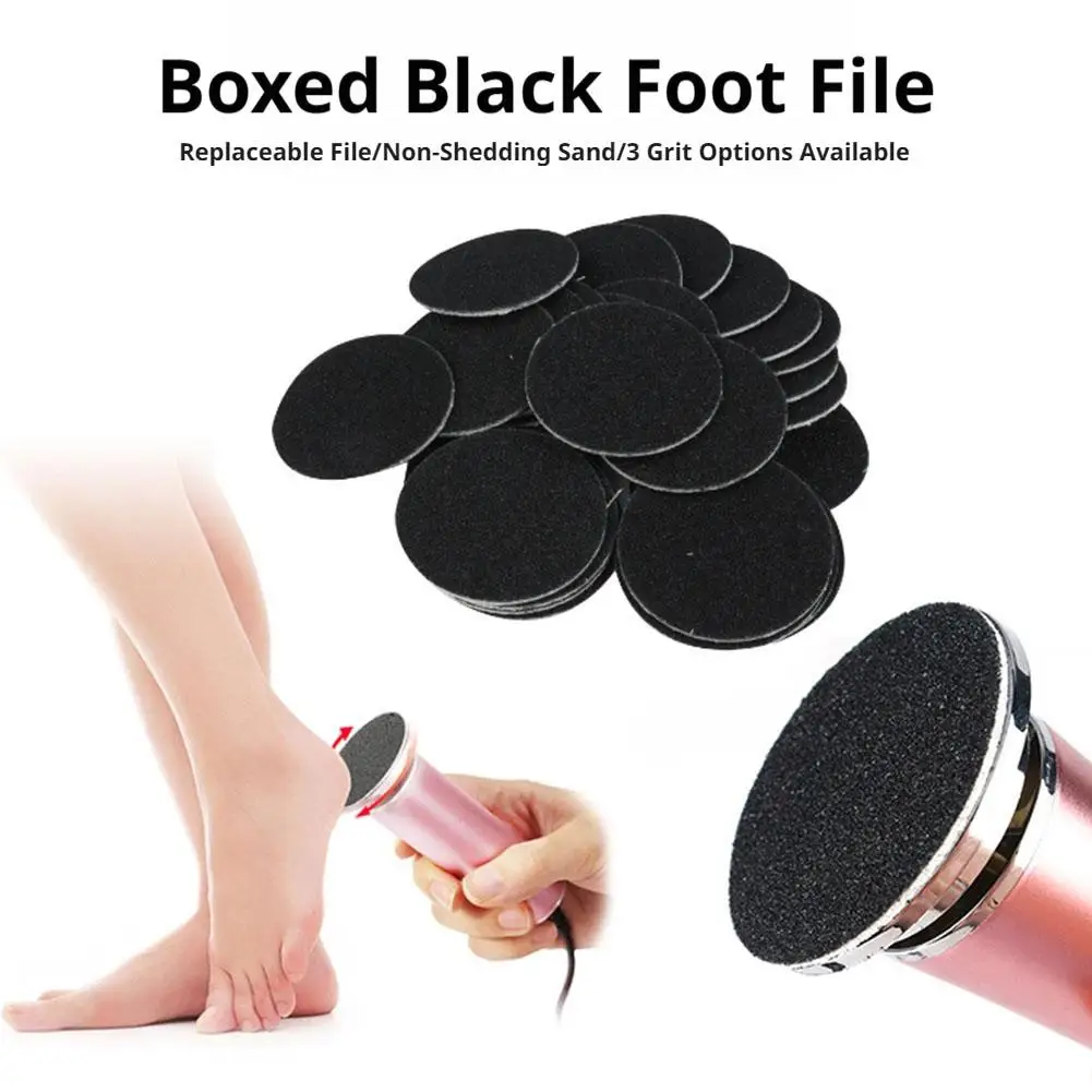 60Pcs Foot Replacement Sanding Discs Dead Skin Sandpaper Disposable Replacement Pads For Electric Pedicure Machine