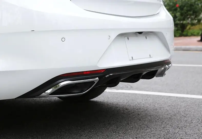 For Opel Insignia Body kit spoiler 2017-2019 For Opel Insignia ABS Rear lip rear spoiler front Bumper Diffuser Bumpers Protector