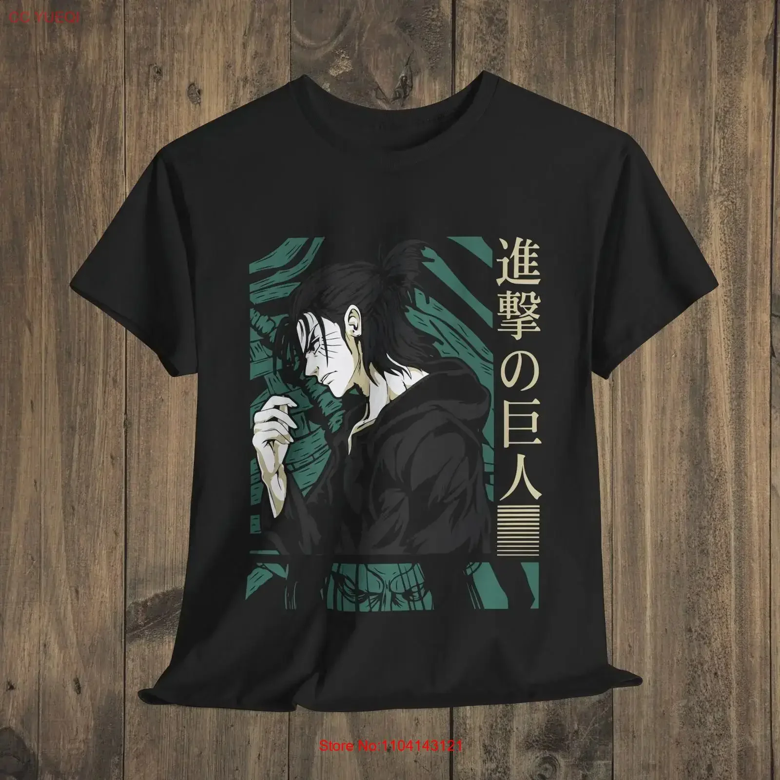 Attack on Titan Anime T-Shirt, Armored Manga Fan Vintage Washed Top für den Alltag, modisch, bequem, leicht weich