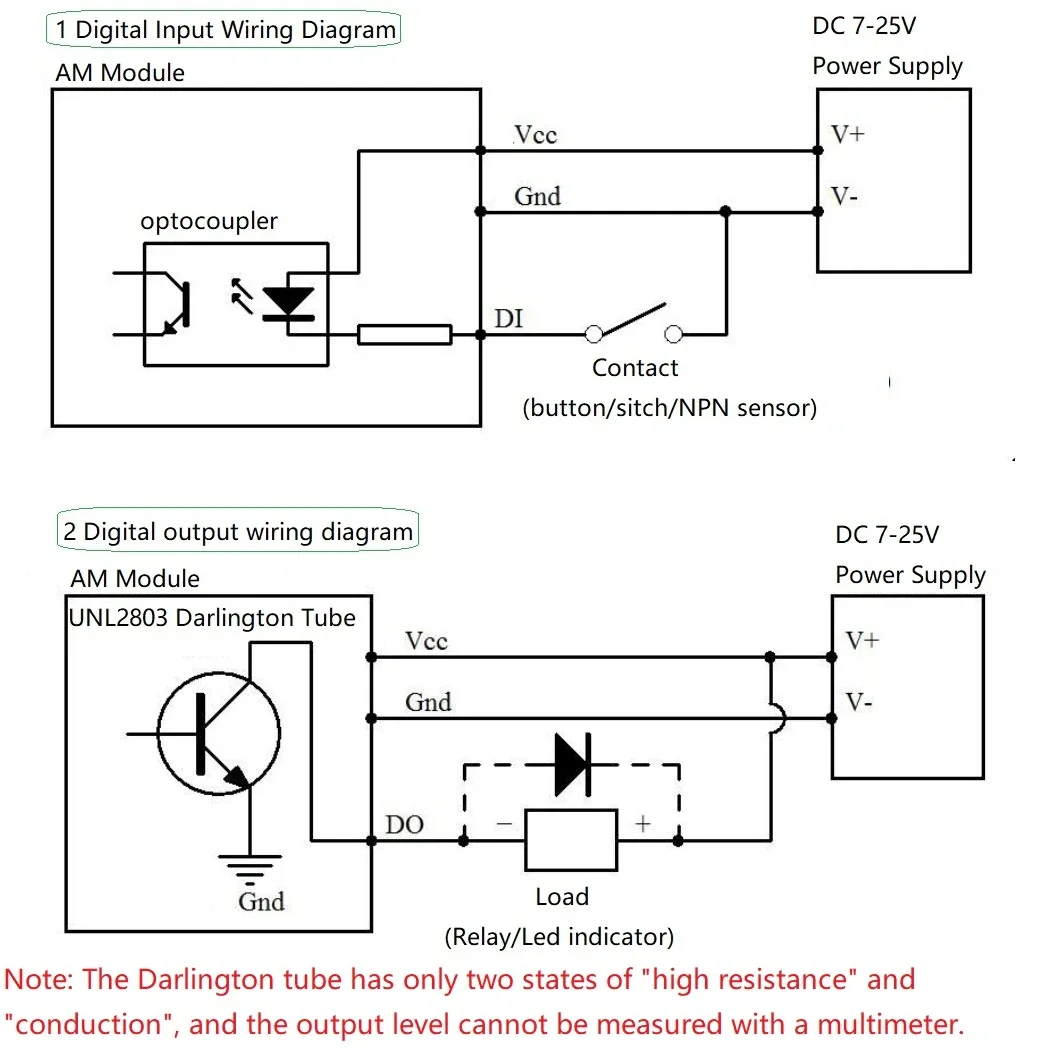 디지털 입력 및 출력 모듈, 옵토커플러 절연 RS485 MODBUS RTU 통신 보드, 8DI-8DO, 신제품