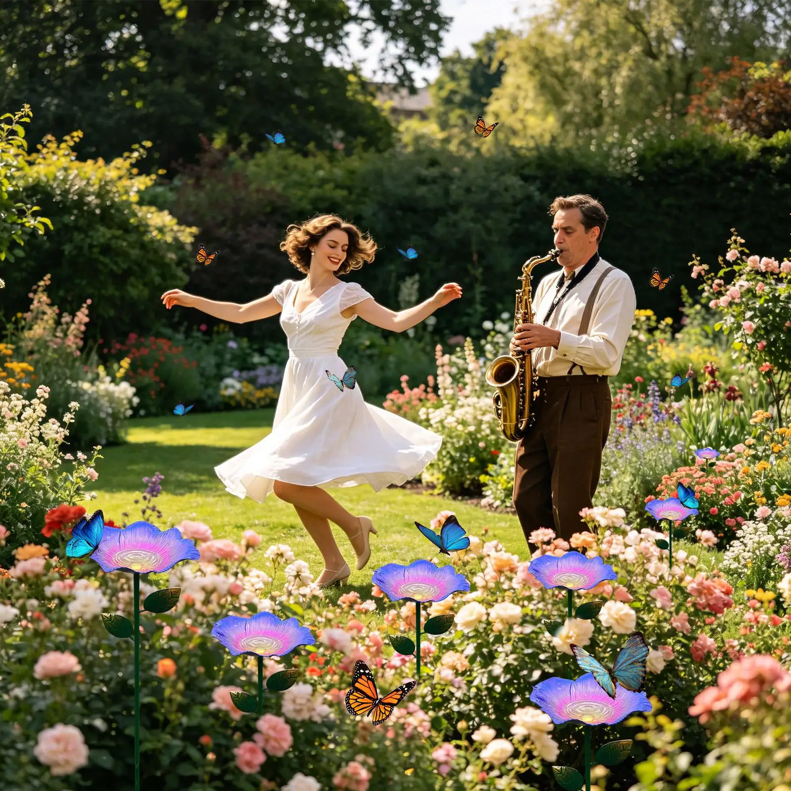 

Поилка для пчел в форме цветка, уличная поилка для бабочек и колибри, станция для поения на открытом воздухе