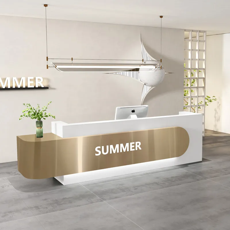 

Organizers Design Reception Desks Minimalist Aesthetic Company Executive Reception Desks Unique Scrivania Commercial Furniture