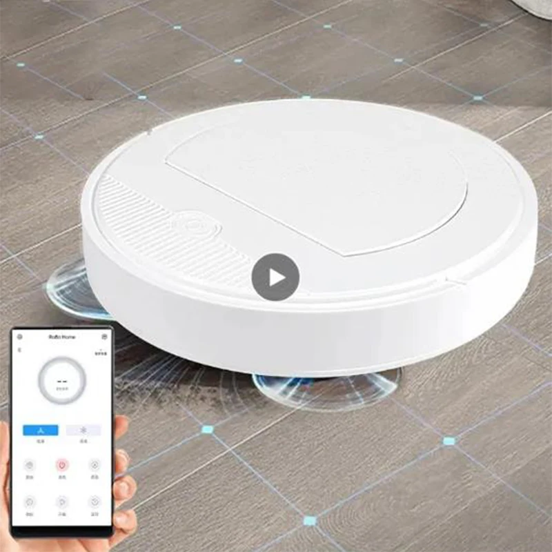 New USB Robot Vacuum Cleaner Smart For Home Mobile Phone APP Remote Control Automatic Dust Removal Cleaning Sweeper Gift