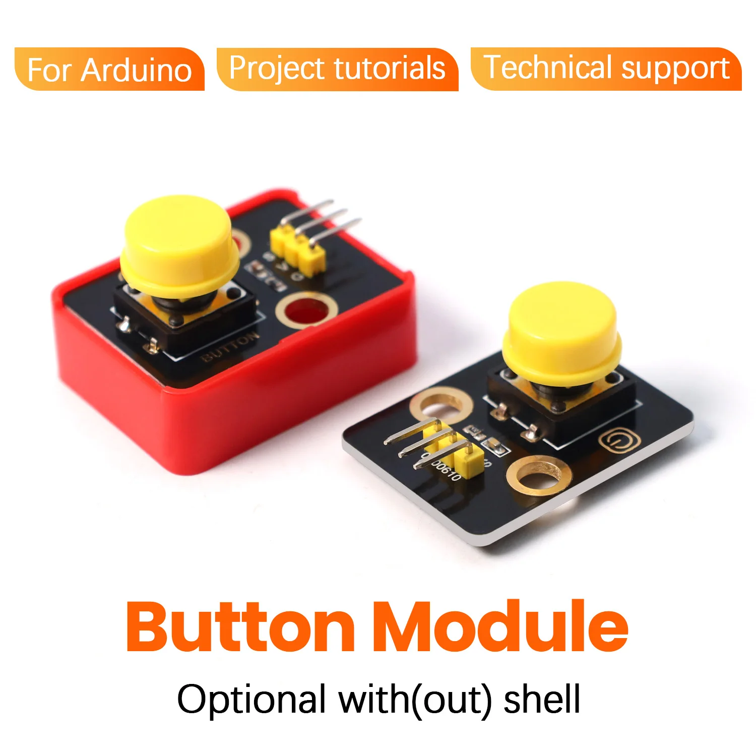 �y�Z�[�����zKeyestudio-arduino�܂���micro: bit�p�̃{�^�����W���[��,DIY�v���O���~���O�p�[�c,LED���W���[������,���S�u���b�N�Ƃ̌݊���,�V�K