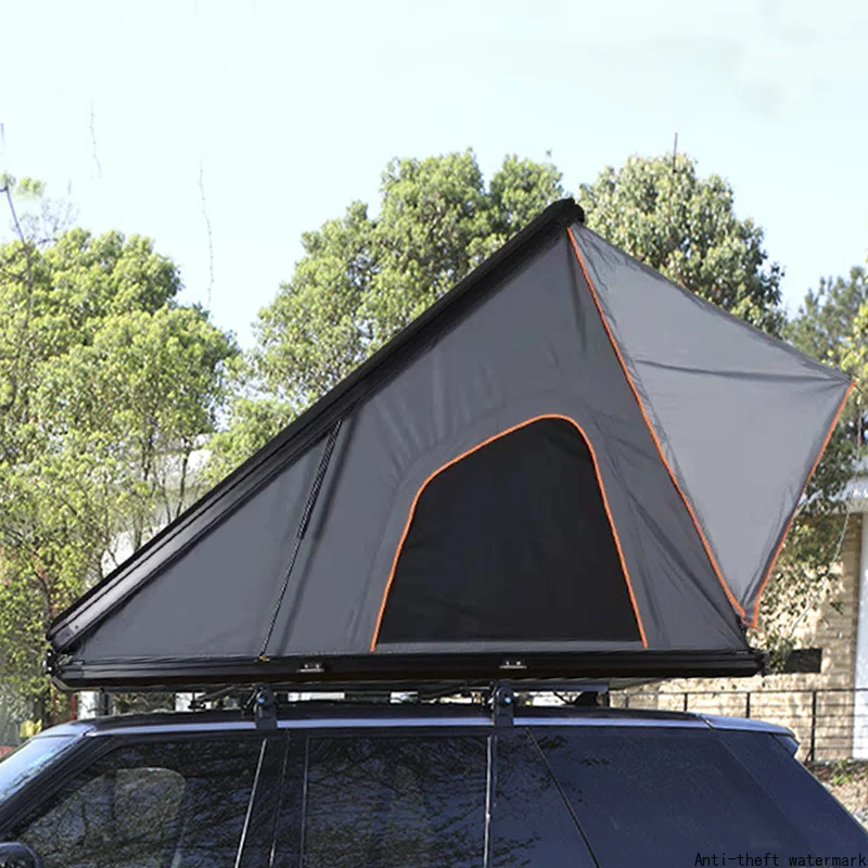 2025 Hot Selling - Outdoor Hard-Shell Car Roof Tent Camping Aluminum Alloy Triangular Tent
