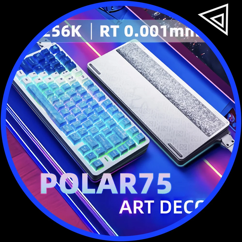 

IYX Polar75 Magnetic Switch Mechanical Keyboard Wired Keyboard 8000Hz 0.001mmRT Gaming Keyboard PC Accessories FPS Gamer Gifts 1