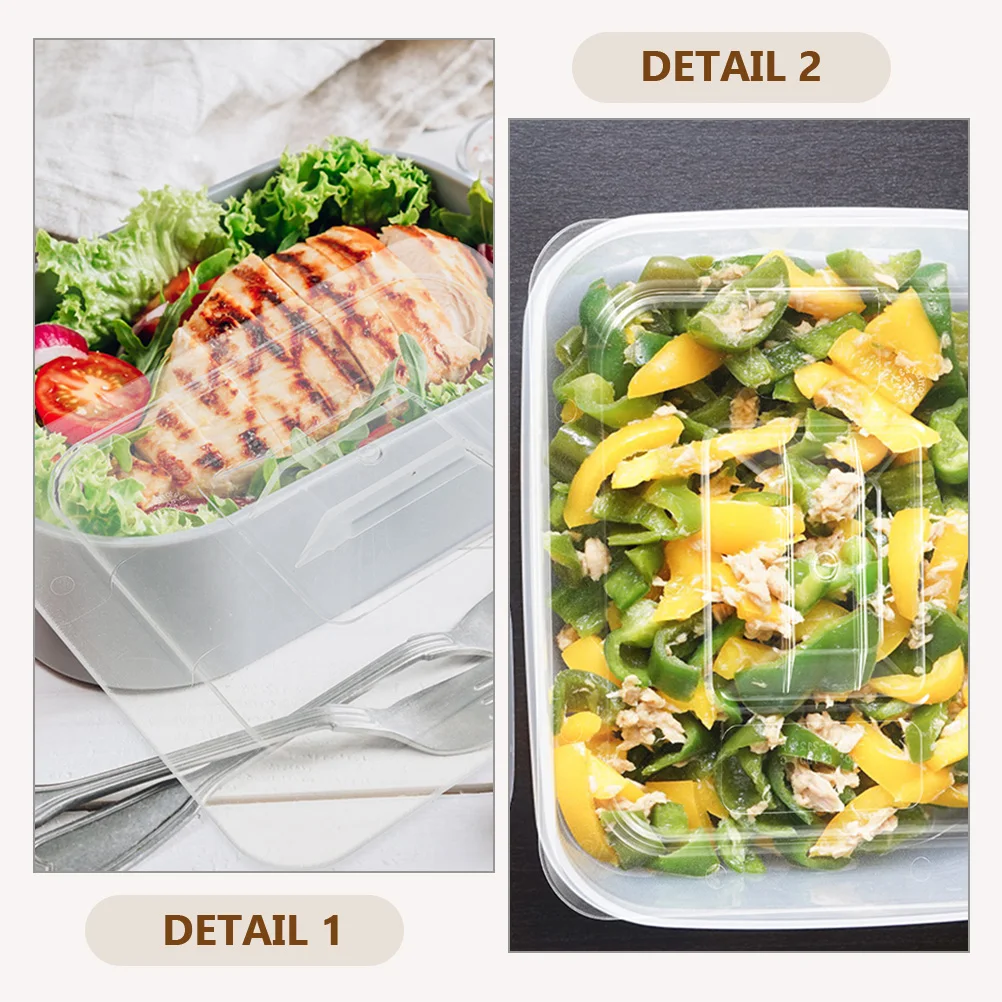 

4pcs Food Protective Covers Transparent Snack Box Dust Covers For Fruits Candy Storage Container Restaurant Household Clear