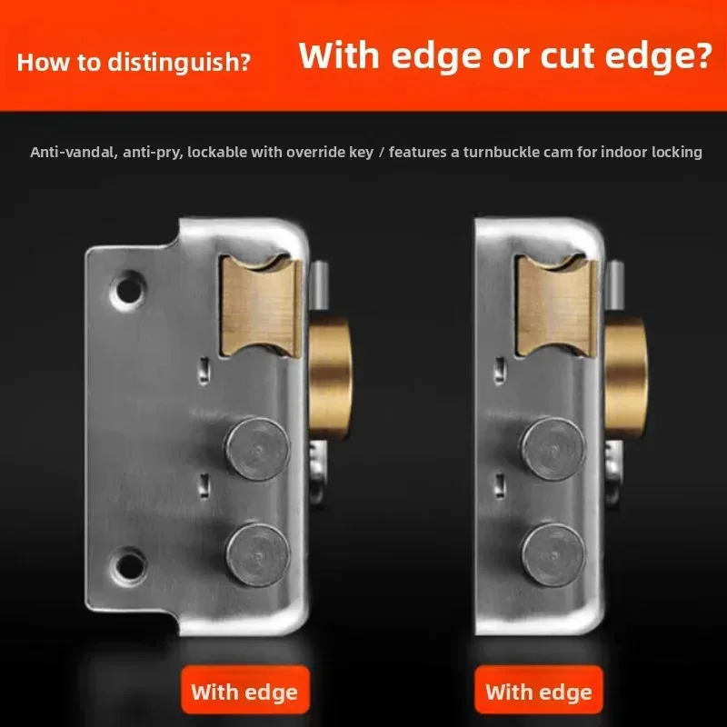 

Антикварный прочный гладкий навесной замок для входной двери с ключом, универсальный аксессуар для домашнего использования