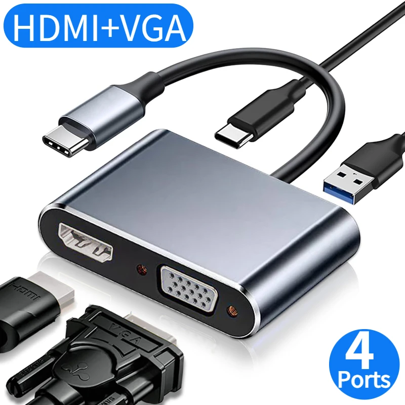 Usb C Hub To 4K Hdm… - image