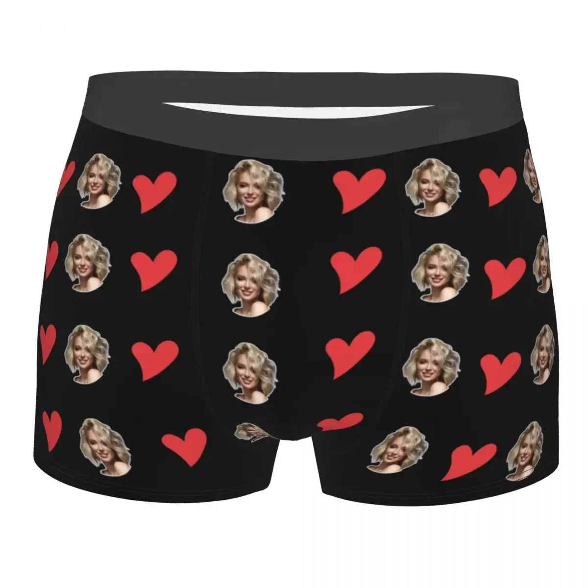 Gepersonaliseerde Mannen Boxershorts Custom Gezicht Foto Ondergoed Grappig Cadeau Voor Echtgenoot Aangepaste Verjaardag/Valentijnsdag Cadeau