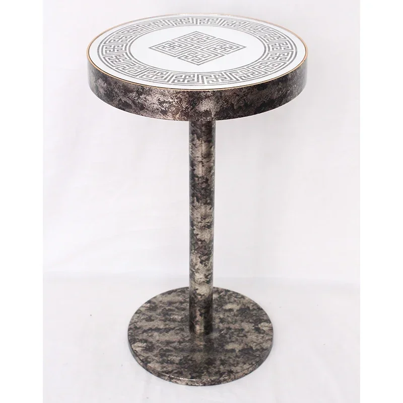 

'PS Home Decor Rectangular Serving Tray Framed Glass Table Tray PP Metal Steel BSCI Certified Coffee Cake Storage Arabian Style