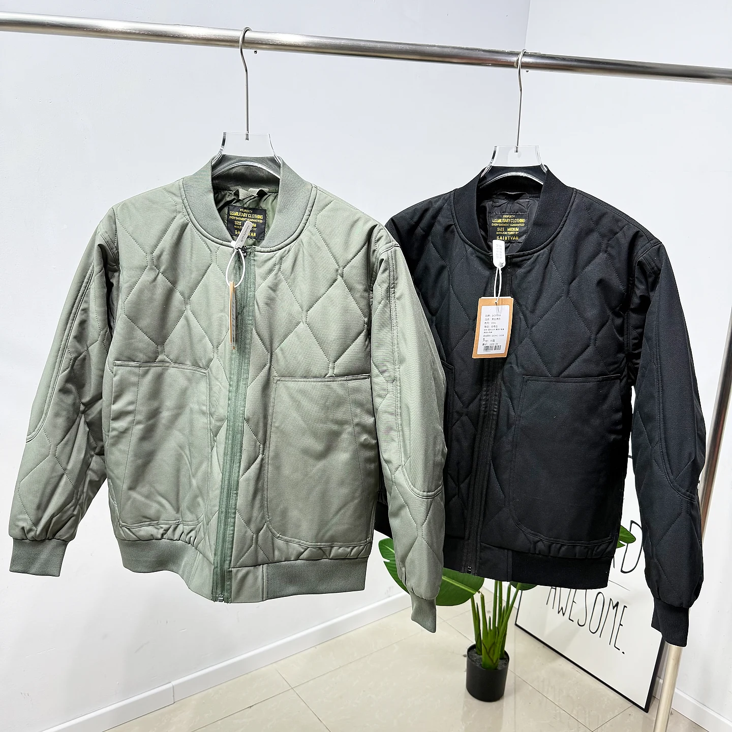 

Качественная хлопковая куртка! Наполнитель из ватного хлопка! Бейсбольный воротник! Женская одежда! Теплая водонепроницаемая хлопковая куртка-пальто