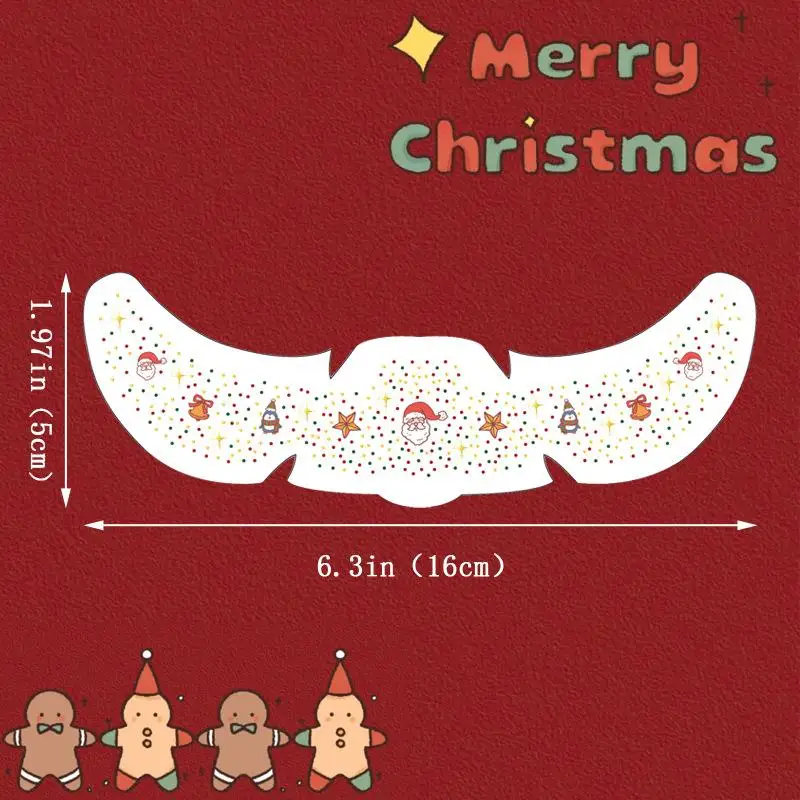 6 أوراق عيد الميلاد بريق النمش ملصقات ثلاثية الأبعاد سانتا كلوز جرس ثلج ملصقات الوشم المؤقت لحفلة المهرجان #6