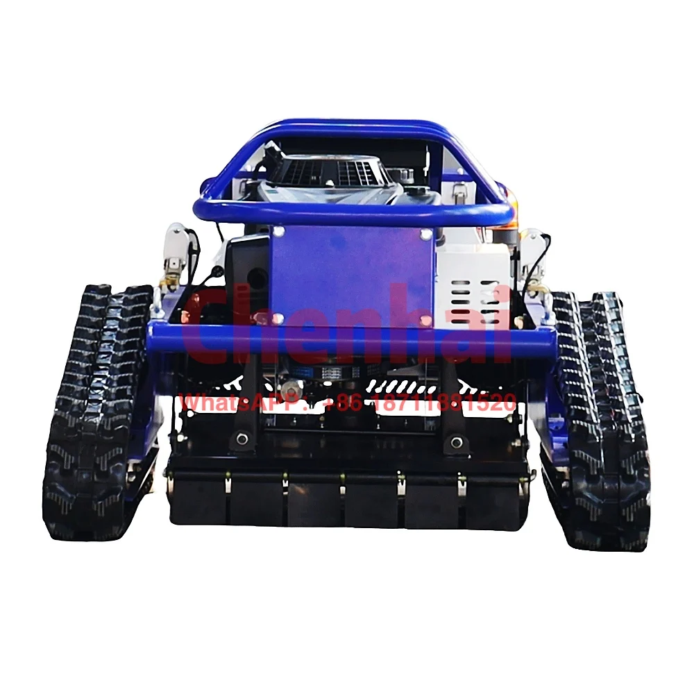 Rasenmäher Neuer 550 mm 9 PS ferngesteuerter Rasenmäher Raupenmäher Bürstenloser Motor