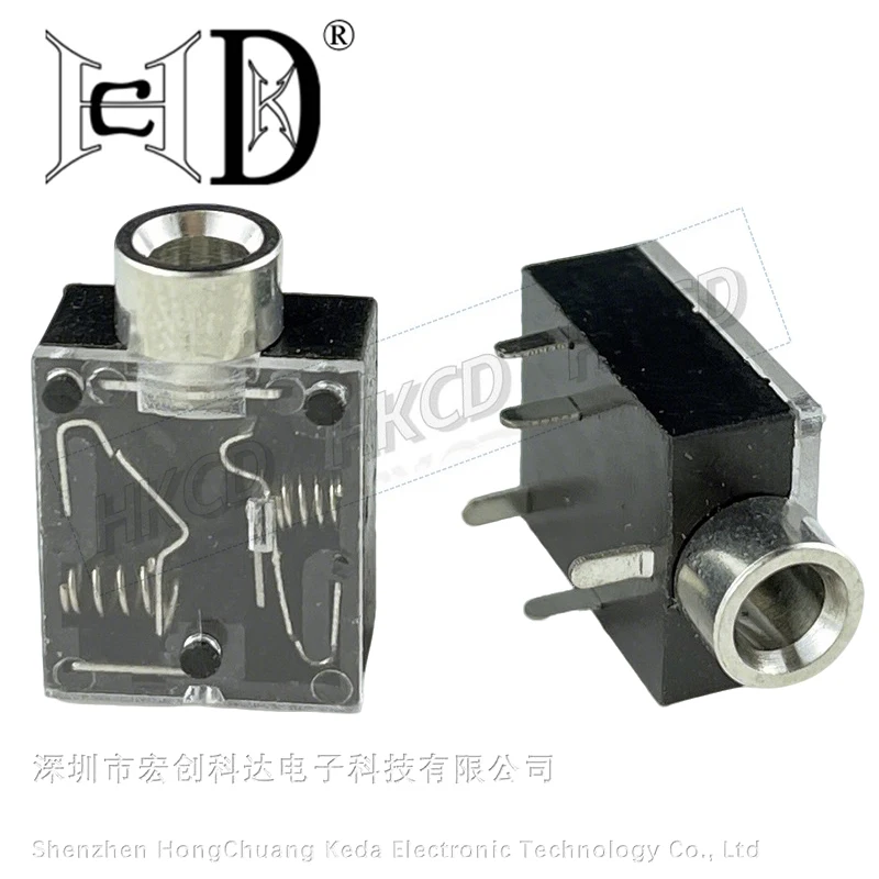 

5PCS PJ-324 3.5MM Headphone Jack Audio Video Female Dual Channel Stereo Jack Jack Socket Stereo Solder Panel Mount PJ320 PJ392
