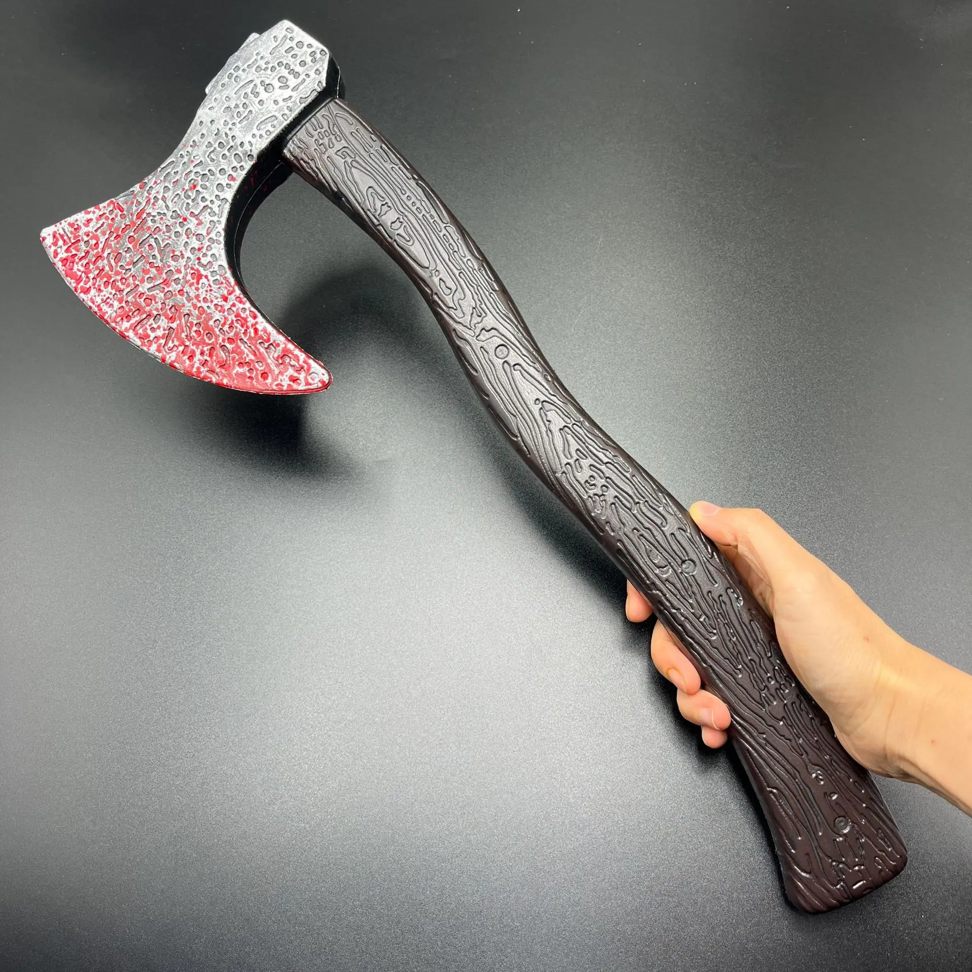 45cm Halloween Peripherals Medieval Battle Axe Cosplay Costume Props Party Toy PU Replica weapons Models Ornaments Boys Gifts