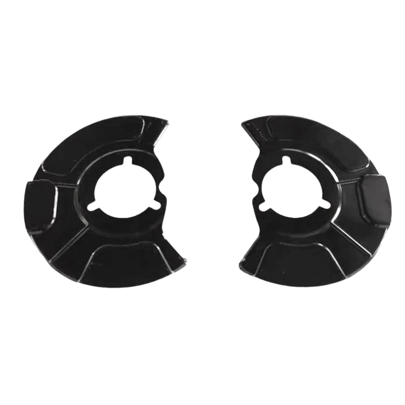 

1 Pair Car Front Brake Backing Plate 68257203AA 68257202AA Black Metal Car Accessories For Jeep Grand Cherokee 2011-2023