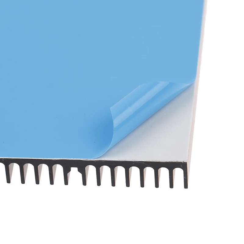 1pc 100*60*10mm With Thermal Conductive Adhesive Aluminum Alloy Heatsink 100MM Cooling Pad LED IC Chip Cooler Radiator Heat Sink