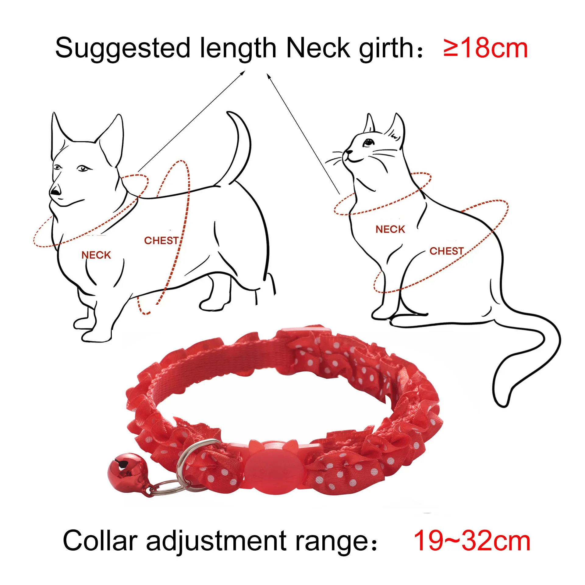 Breakaway Personalized Cat Collar With Bell Collars For Cats Small Dogs Cute Cat Collars necklace Accessories Pet Personalized