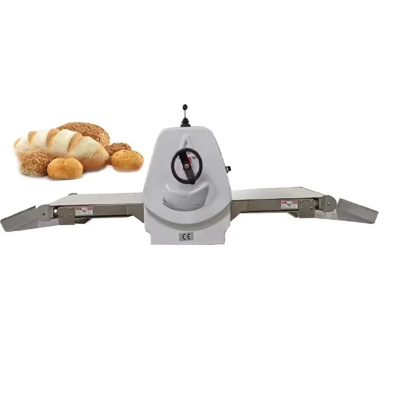 

Bread Making Machine Bakery Croissant Dough Sheeter / Puff Pastry Dough Flattening Machine / Bread Dough Roller Machine