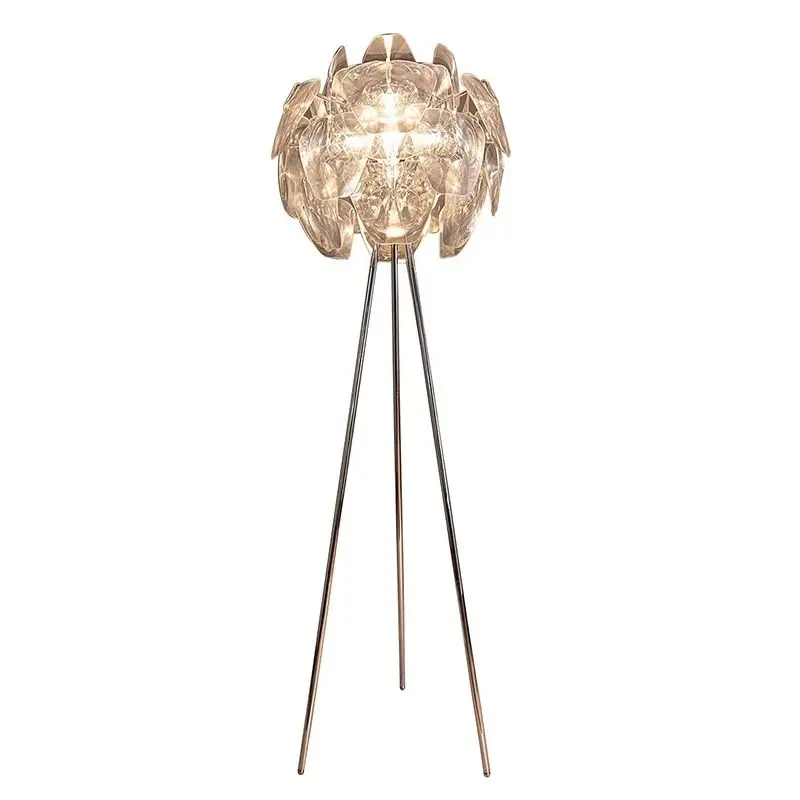 

Art pine cone floor lamp light luxury, living room bedroom sofa atmosphere, vertical high-end decorative lamp