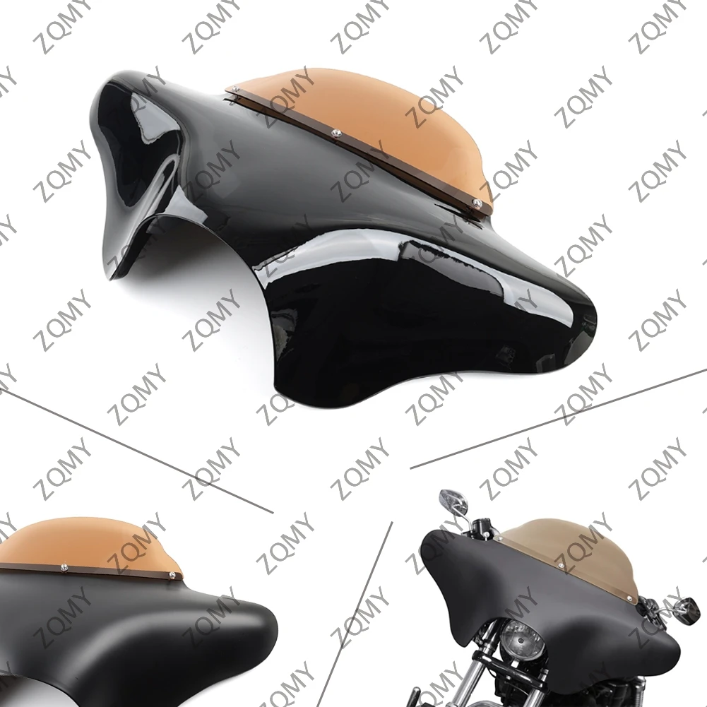 Motorcycle Front Outer Batwing Fairings For Harley Touring Road King Softail FLHR FLHP FLST For Yamaha V Star 1100 650 Classic