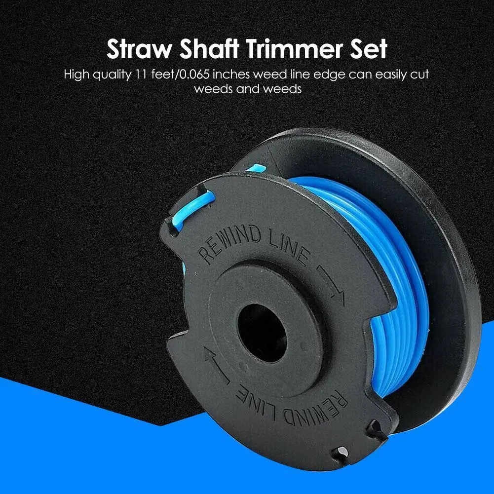 3x Trimmer Heads for Ryobi One+ AC14RL3A Spool Grass Trimming Brush Cutter Parts Garden Tool Replacement Parts