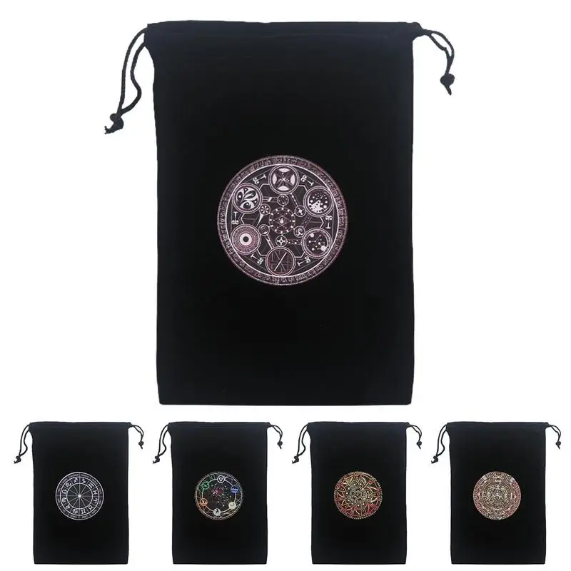 Tarot Bag Tarot Dice Bag Tarot Bag Velvet Drawstring Pouch For Oracle Cards Party Favors Storage Bag Jewelry Pouch