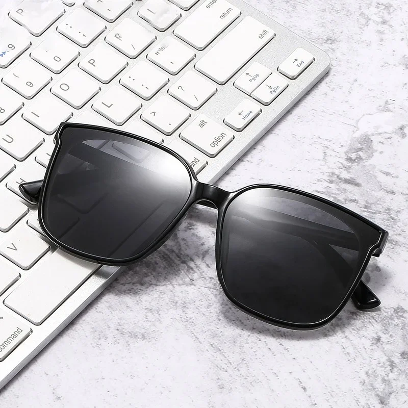 Polarized Sunglasses Fashion Trend Men Women Oversized Myopia Eyewear Finished Optical Sun Glasses Diopter 0 To -6.0 Eyeglasses