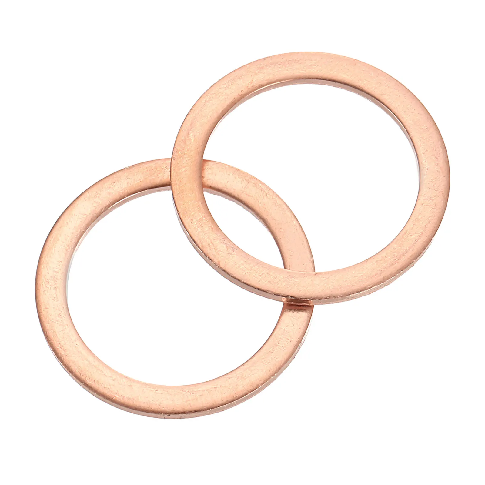 4-36 Pcs Copper Spring Lock Washer Flat Washer Copper Ring Washers Metal Sealing Gasket Ring Resistant Lock M4/5/6/8/10/12/14/27