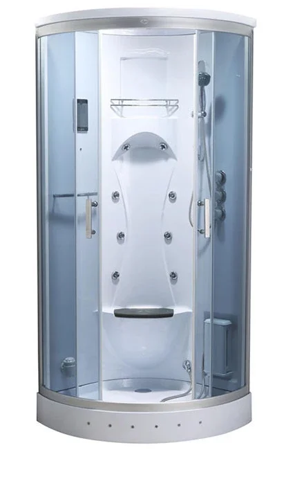 

Premium Prefab Steam Bath Room with Bluetooth, Rain Shower System
