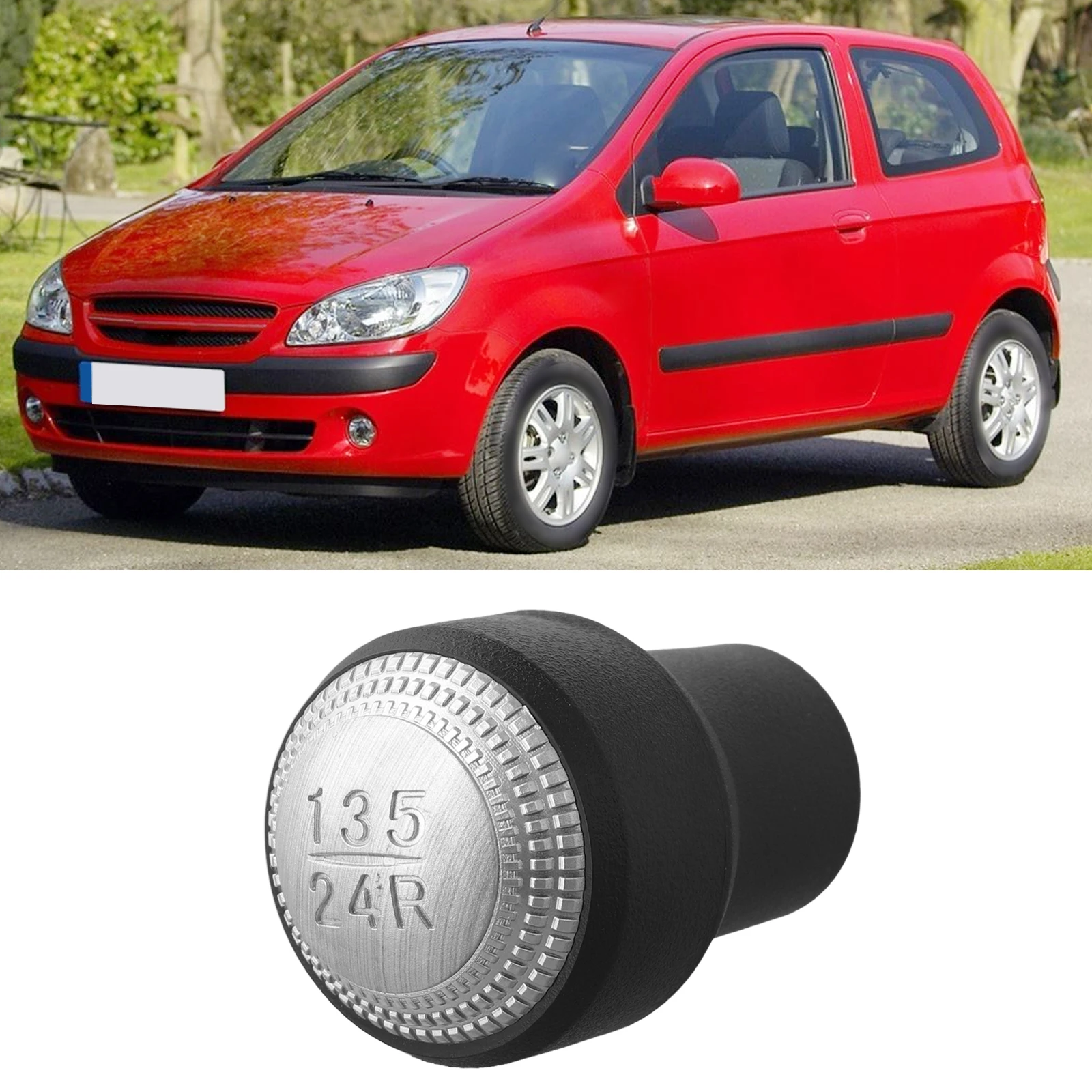 Black For Hyundai for getz Aftermarket Shift Knob ABS Material Non-deformation Personalized Styling Various Colors