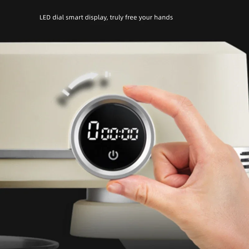 Pengaduk adonan rumah tangga 5.2L, mesin pengaduk adonan multifungsi komersial kecil senyap untuk memanggang susu segar dan adonan