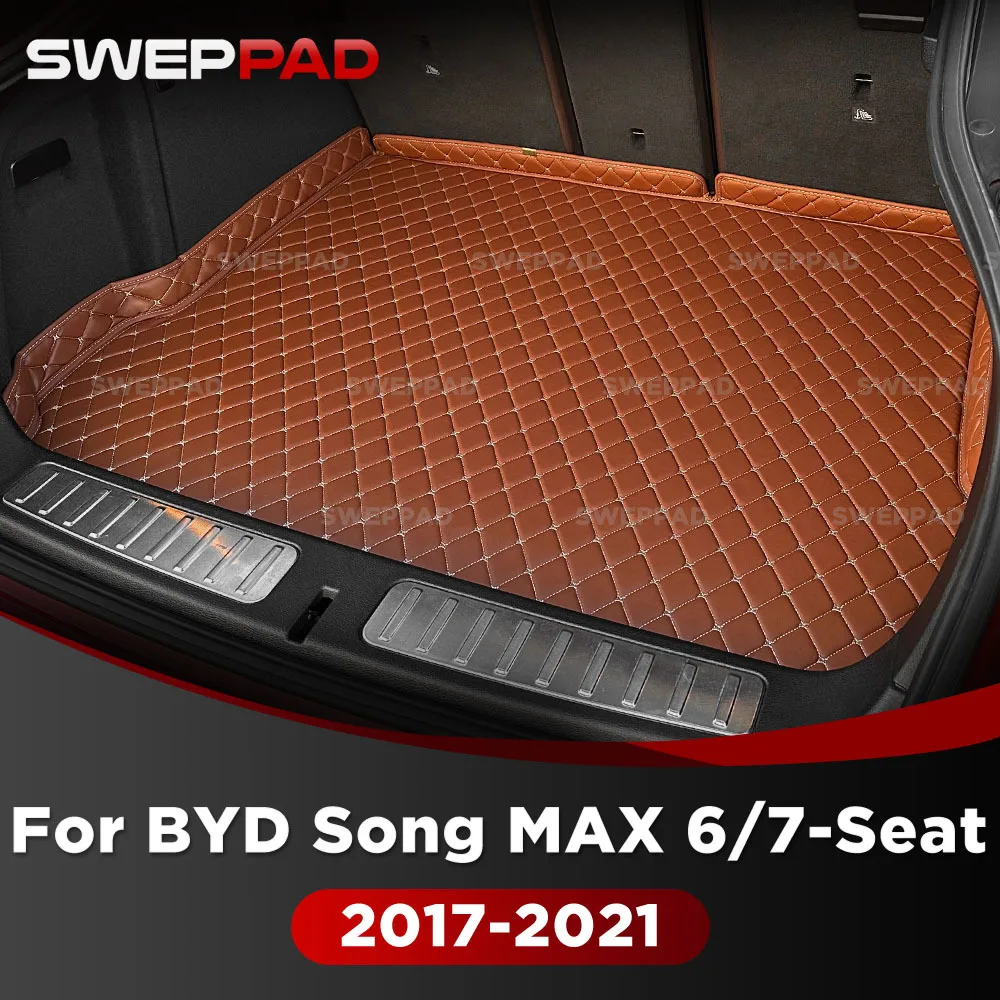 

For BYD Song MAX 6/7-Seat 2017-2021 Custom Car Trunk Mat Anti-dirty Pad Protective Pad Cargo Liner Auto Interior Accessories