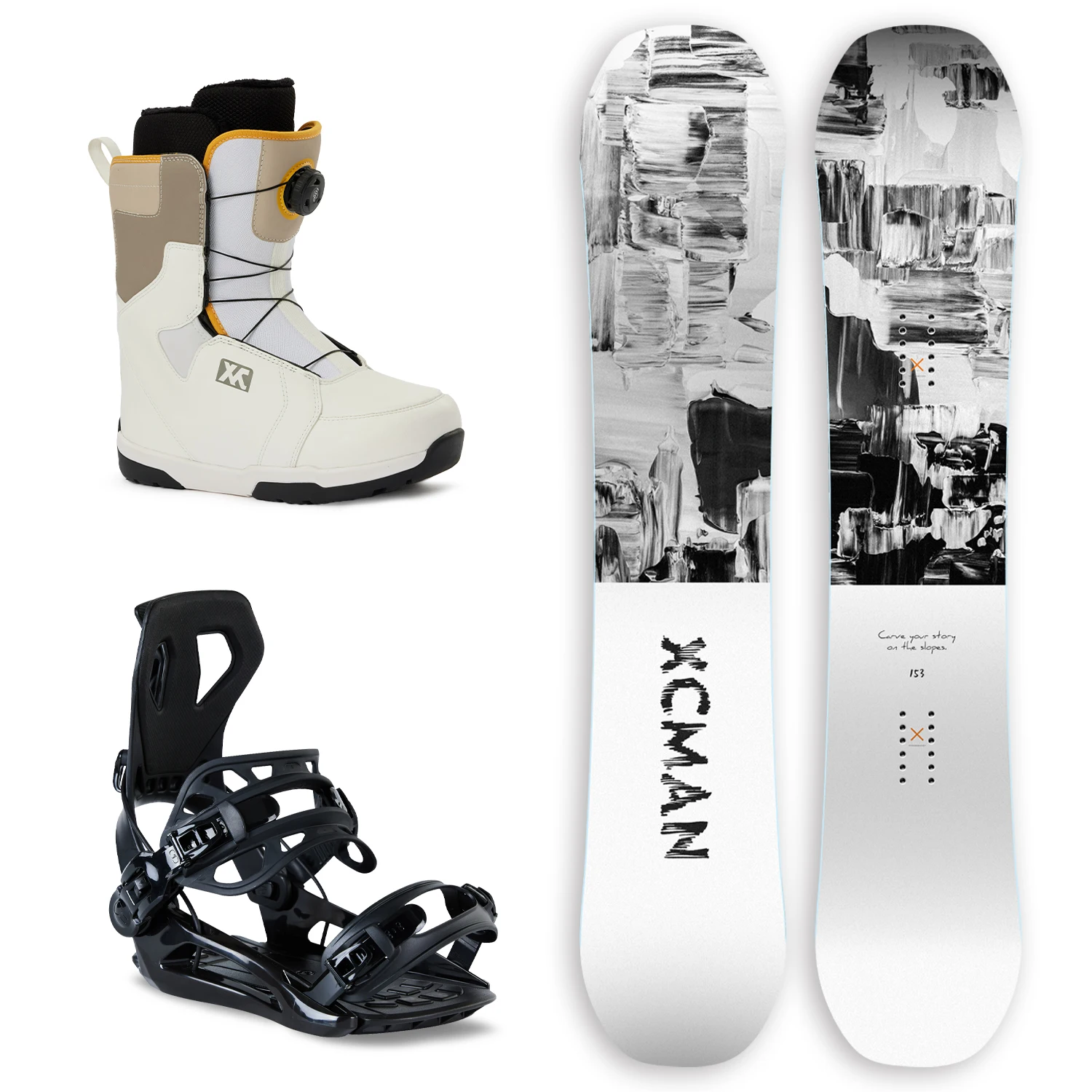 

High Quality Snowboard Set with Bindings and Boots
