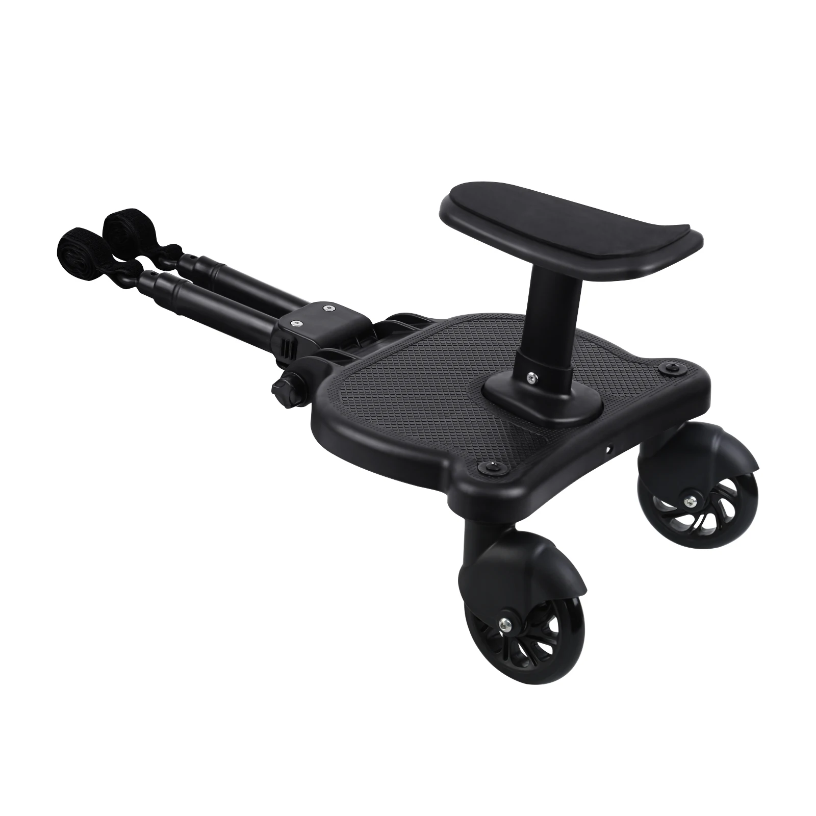 Planche à roulettes universelle réglable pour poussette avec siège amovible, planche de marche pour bébé, trotteur pour enfant, poussette double, scooter pour bébé, planche de marche pour poussette